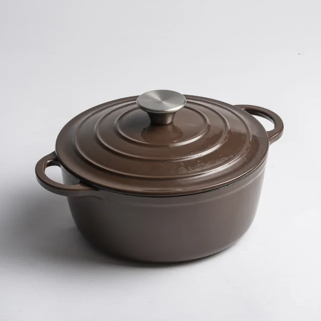 Enamel cast iron casserole