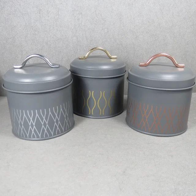 Storage Container Jars with Bamboo Lids