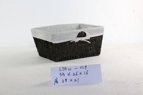 Rattan woven storage basket