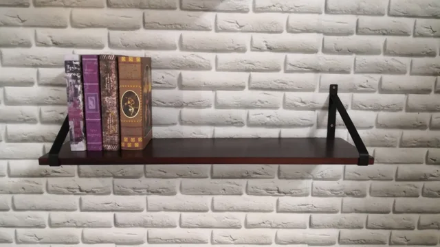 Display Stand wall mounted shelf/vintage decor rustic wood floating shelf