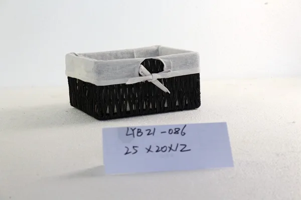 Rattan woven storage basket