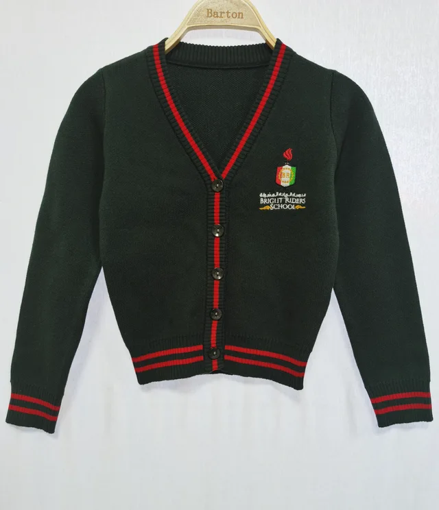 Boy's knitting school sweater