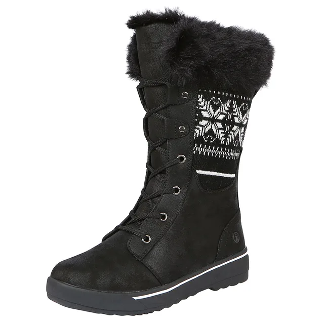 Women's outdoor high-top fashion warm snow boots