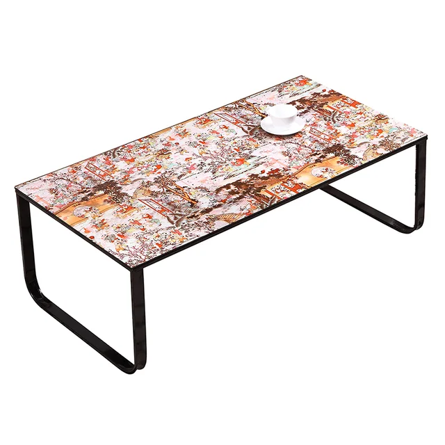 Printed-metallic table mat