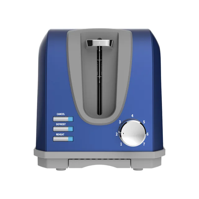 2 slice painting royablblue metallic color based on metal deluxe toaster