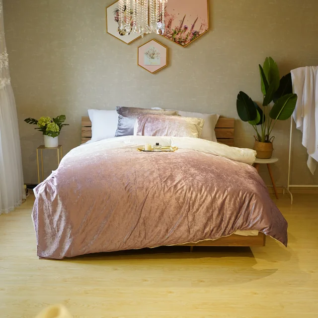 Velvet printed duvets