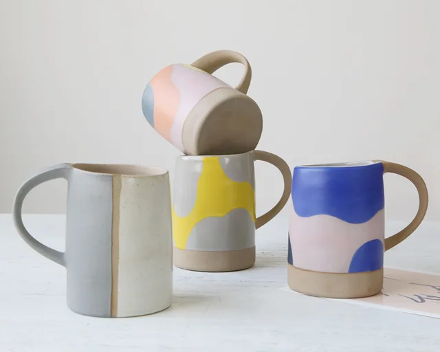 Mug, coffee cup, cloud series mug, clay cup