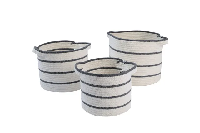 Cotton rope storage baskets - GRS