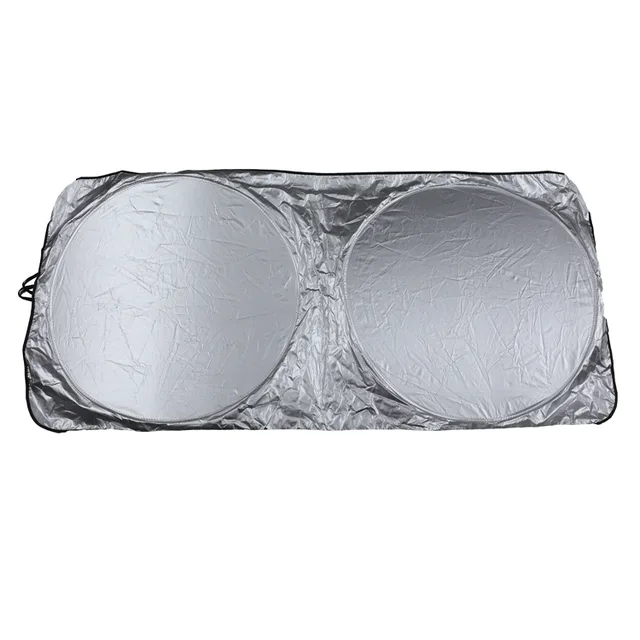 Factory Foldable And Portable 170T Polyester Front Window Custom Car Sunshade