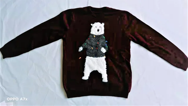Xmas knitting sweater