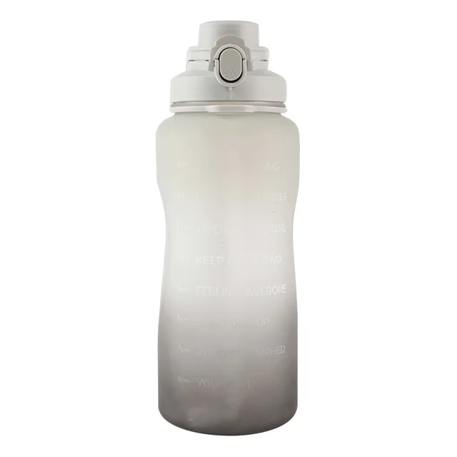 GOX Big Capacity Sports PETG Water Bottle with Time Marker