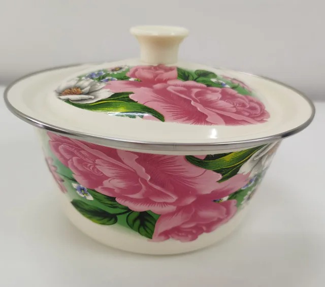 Best Mommy Brand Enamel Big Finger Bowl With Cover With Deco.
