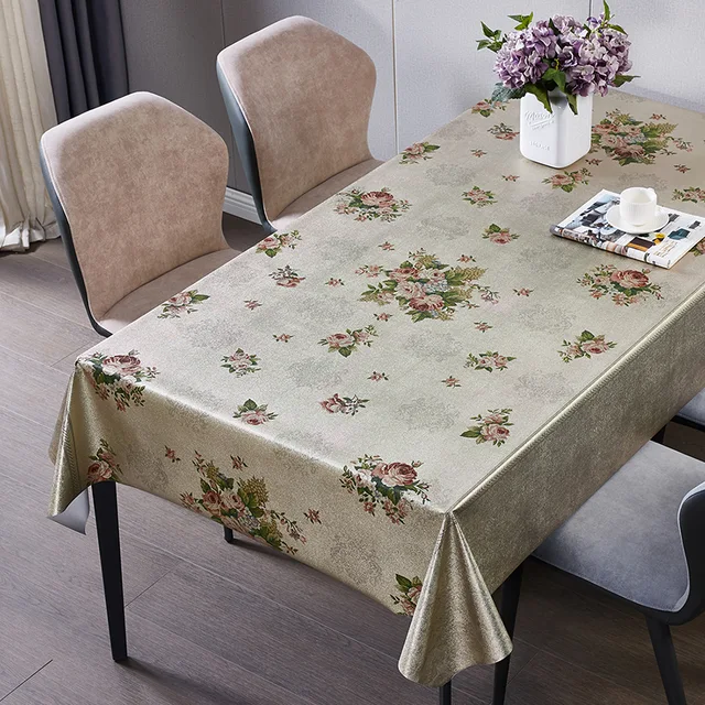 Metallic Series Table Cloth ( with polyester backing)