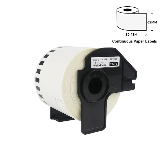 Brother Compatible Direct Thermal Label DK-2205 Continuous Labels Shipping Express Label Rub Resistance