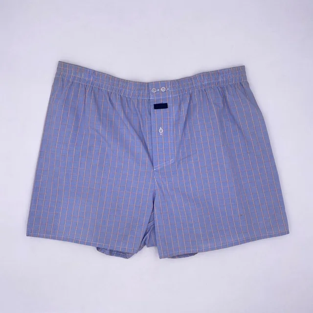 100%cotton men's woven boxer