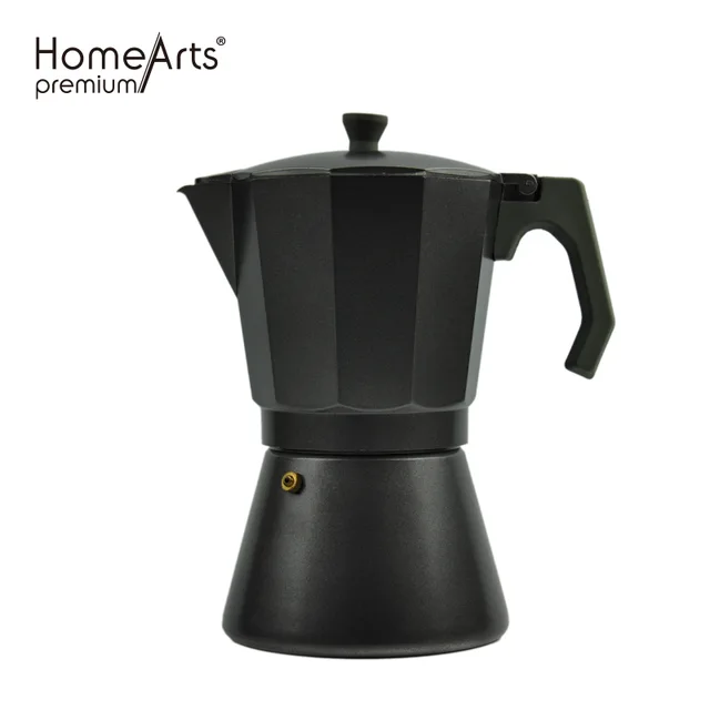 High quality grey moka pot coffee pot