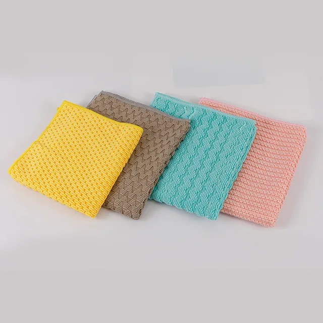 Microfiber Kitchen household dish cleaning cloth drying towel
