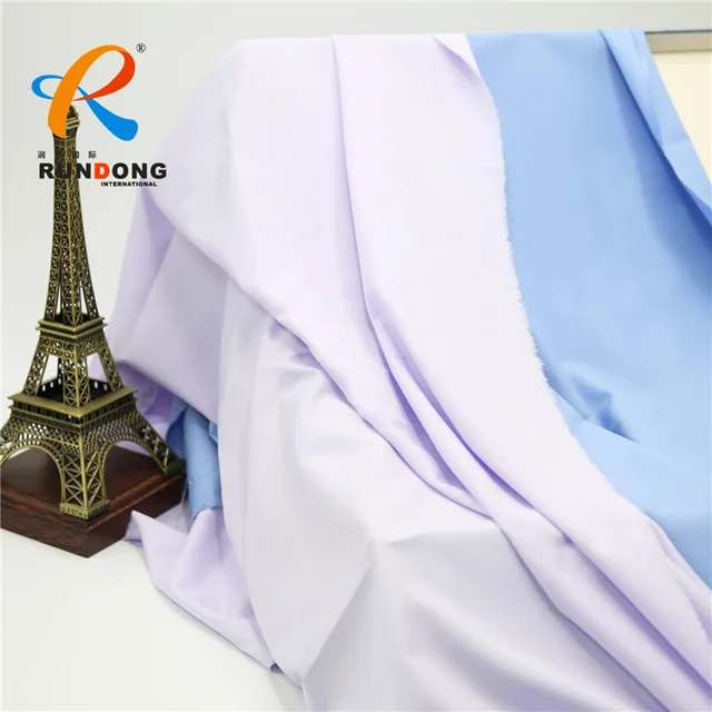 Shandong rundong textile hot-selling polyester and cotton twill fabric shirt fabric