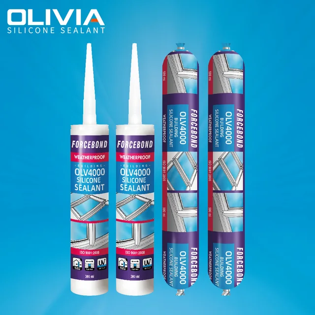 Neutral General Purpose Weatherproof Silicone Sealant OLV4000