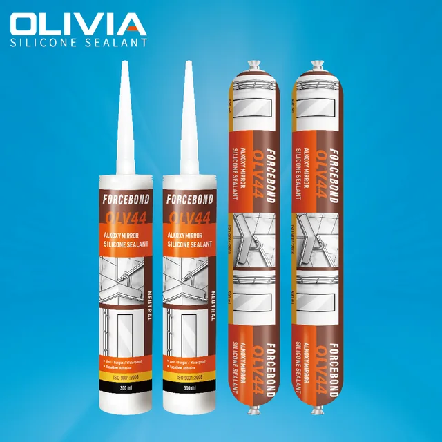 Neutral Alkoxy Mirror Silicone Sealant OLV44