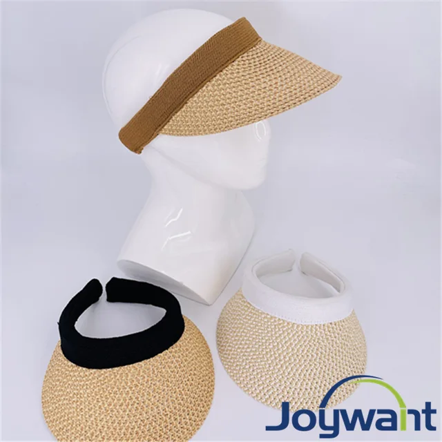 Lady allure visor hat simple beach hat