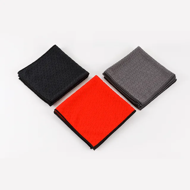 Lint-free microfiber glass towel mirror cleaning towel