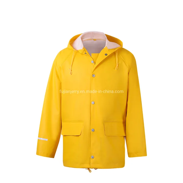 High Frequency PU Rain Jacket