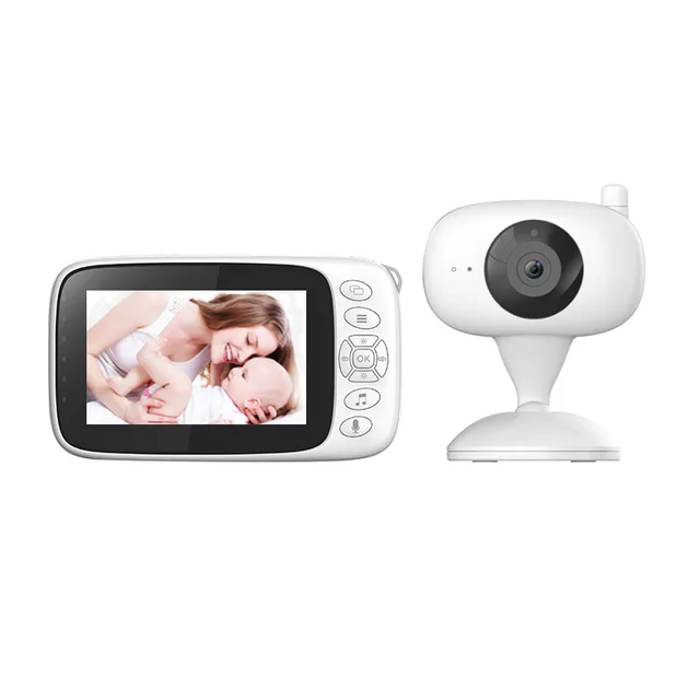4.3" Screen Baby Monitor 2.4Ghz Wireless Security Indoor Baby Monitoring Camera Built-in Speaker/MIC