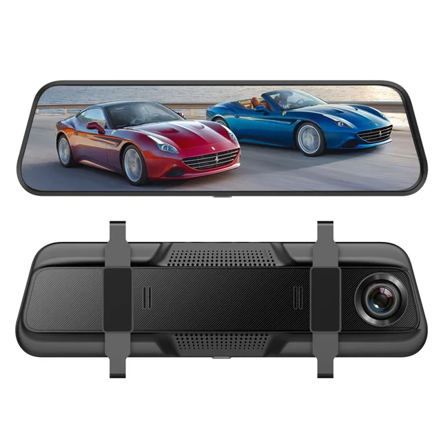 Dual Dash Cam Front 1080p 2.5K Rear 720P Dual Dash Camera for Cars IPS Touchscreen Dashboard Camera J901