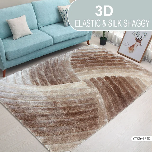 Soft &silk 3D design shaggy