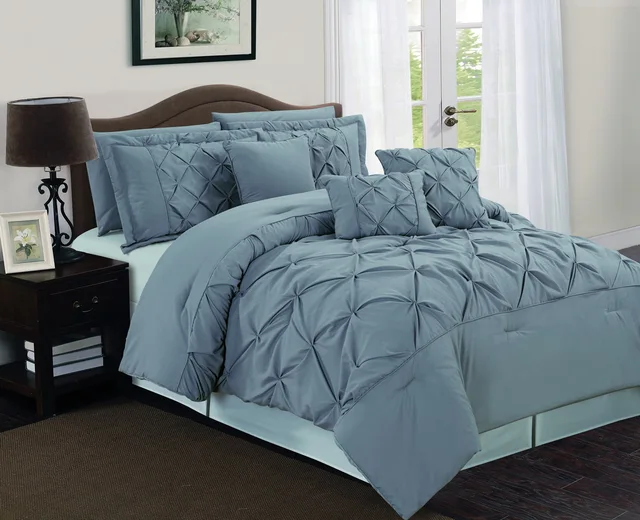 Pintuck comforter