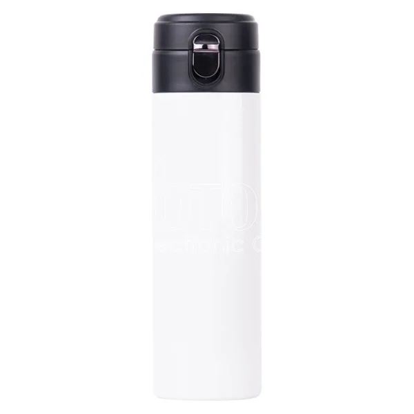 500 ml Stainless Steel Vacuum Insulated Water Bottle with Buffered Flip-Top Lid