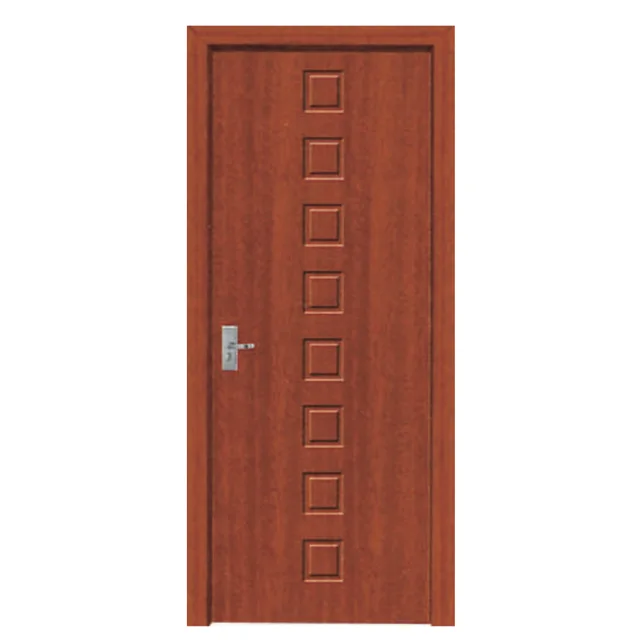 China Interior Wooden Doors Latest Design Fireproof Solid Wood Door