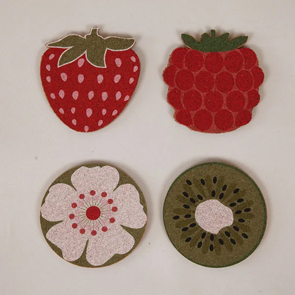 Shaped Cork Coaster, Cork Trivet