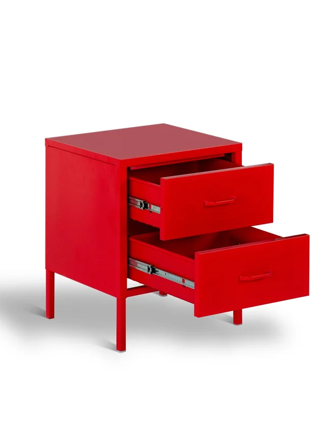 Small Metal Home Storage Cabinet with Feet