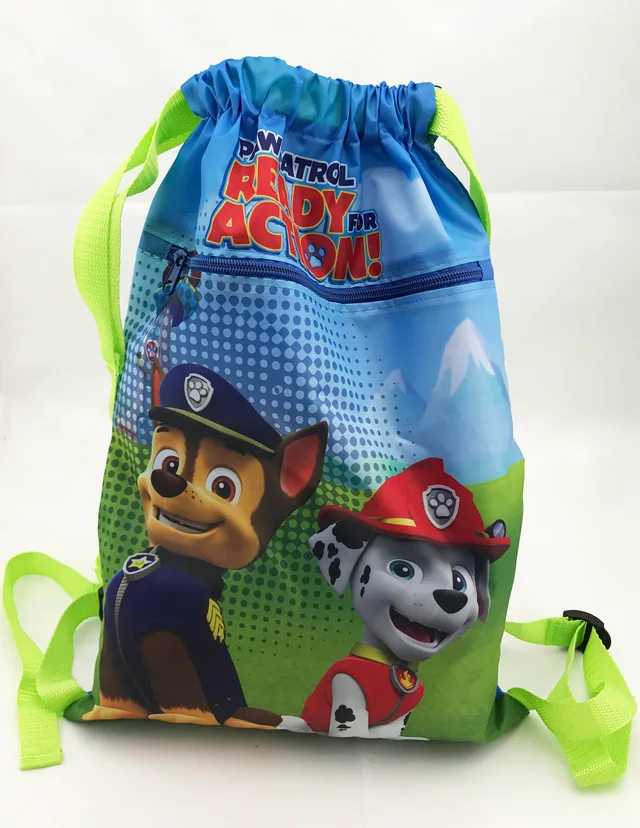 Kids use school drawstring sport bag
