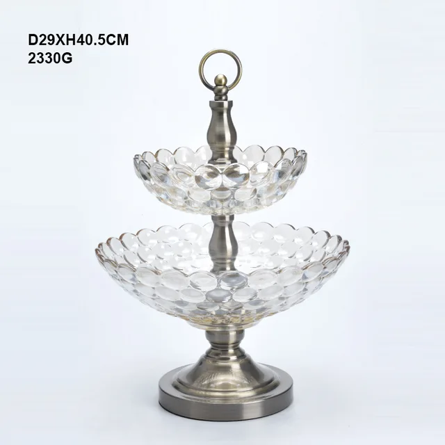 # China glass jar factory 100g 150g 200g crystal lovely glass sugar storage container and candy jar with lid
