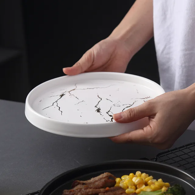 Marble plate ,stackable