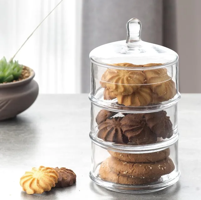 Glass sweet jar/storage pot