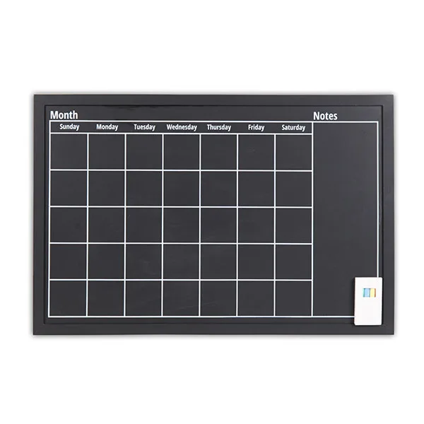 Monthly Planner Chalkboard, Calendar Blackboard