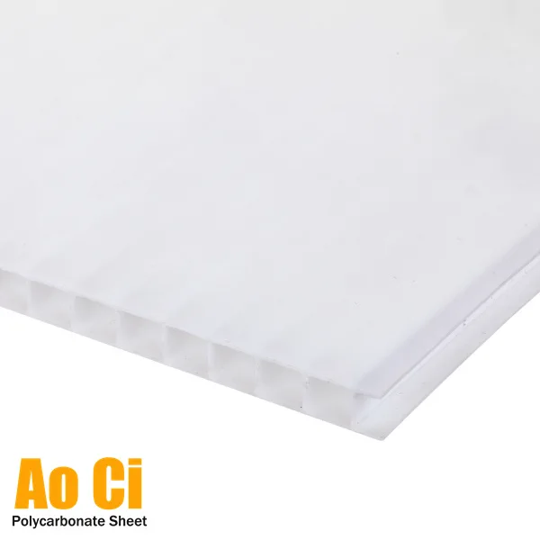 White Polycarbonate Hollow Sheet Used Much In Advertising Lamp Box