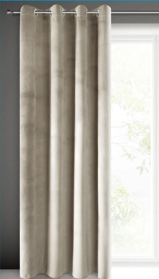 Velvet curtain