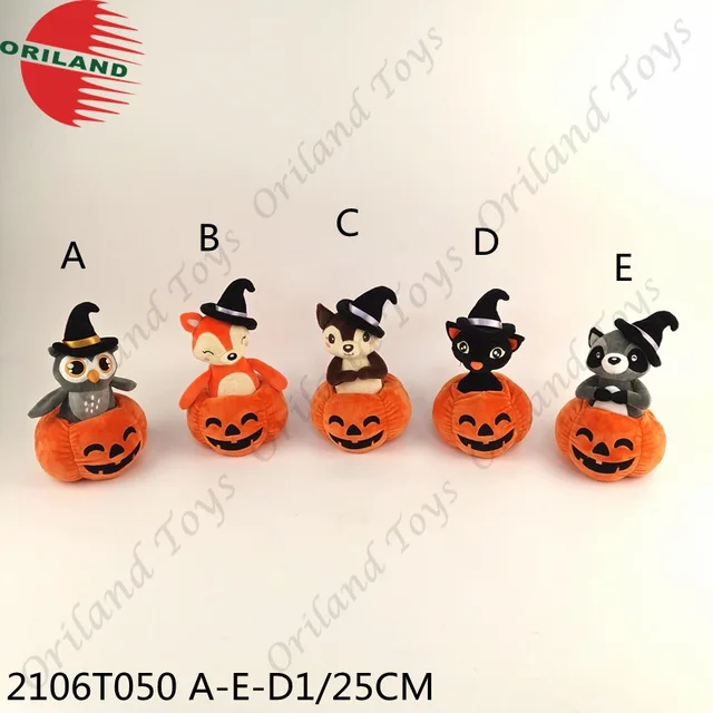 Soft toys animal plush halloween toys customized stuffed toy wholesale halloween decorations