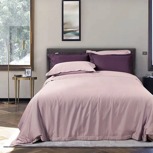 Hot Sale nordic duvet cover set bamboo bedsheets luxury embroidery bedding sets bed sheet set with pillow case