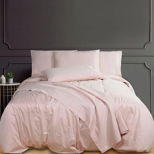 Australian Cotton Silky Plain Bedsheet 100% Pure Cotton Bedsheets Bedding Set Bed Sheets Comforter Sets King Luxury