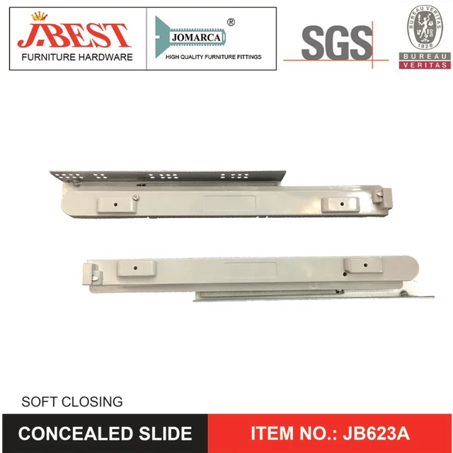 Soft closing slide/Concealed slide