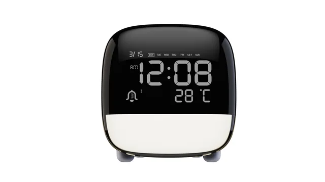 Digital nightlight clock