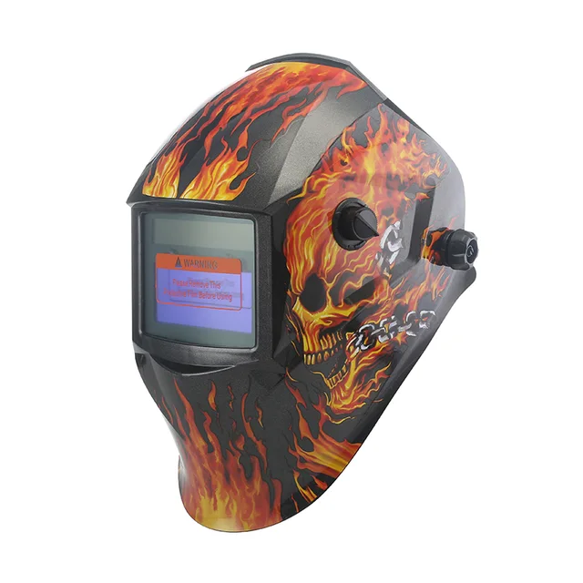 Solar welding helmet