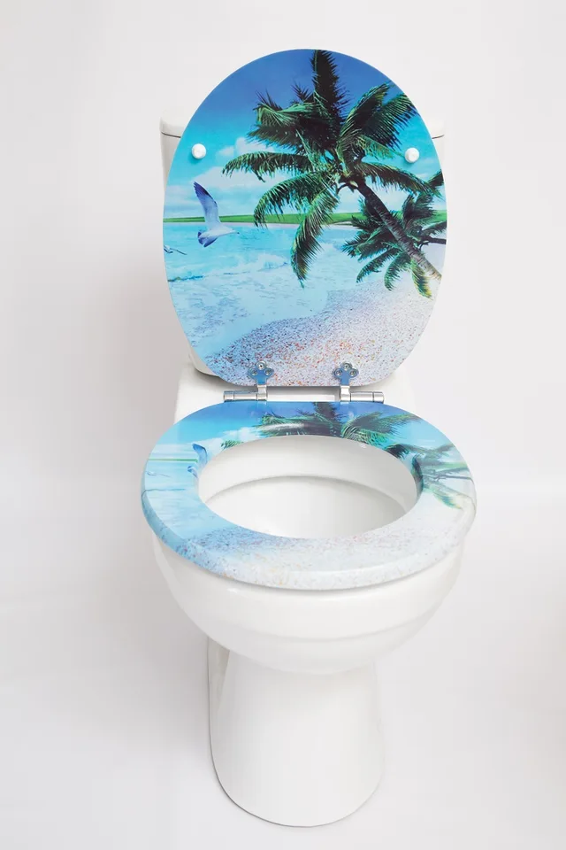 Wood Toilet Seat Supplier Soft Close Lid MDF WC Seat