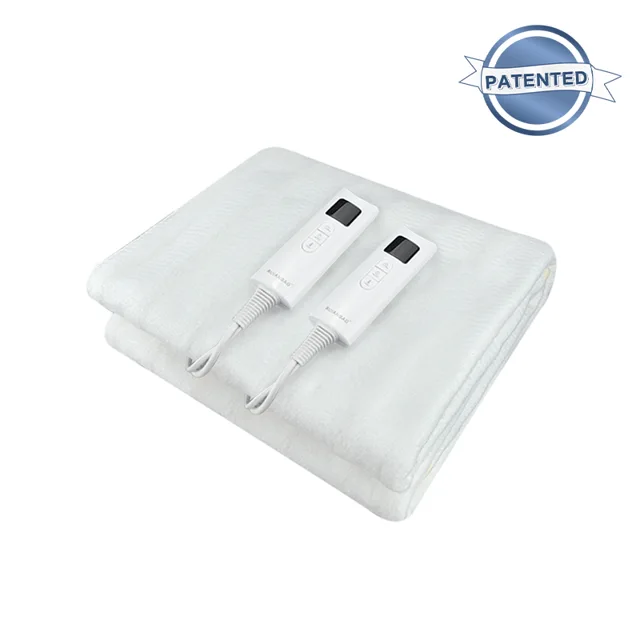 Electric Blanket double size, 7Heat Levels and Up-to-12-Hours Auto-Off Timer & LED Display, Washable